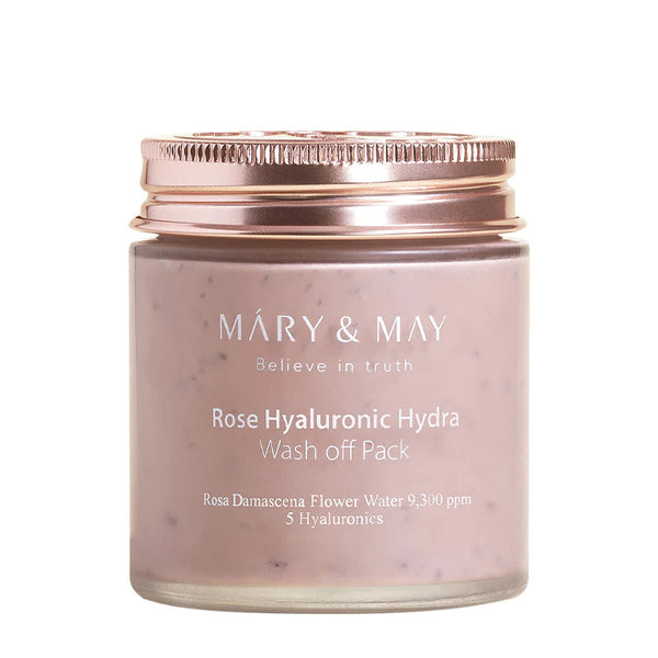 [MARY&amp;MAY] 玫瑰玻尿酸水潤卸妝包 125g